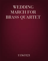 Wedding March for Brass Quartet P.O.D. cover